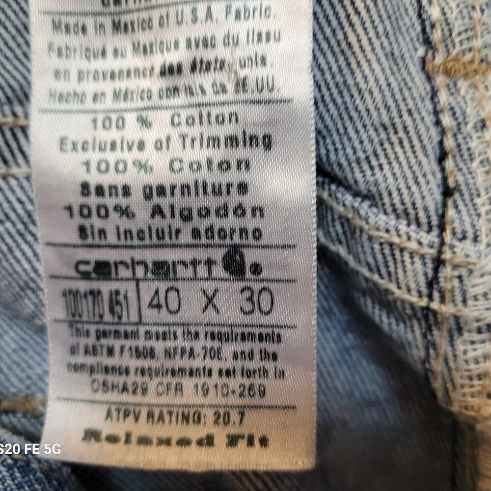 Carhartt Double Knee Pant 40x30 - Picture 5 of 5